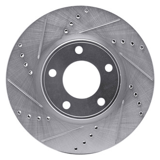 DFC® - Premium Drilled and Slotted Front Driver Side Brake Rotor