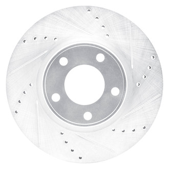 DFC® - Premium Drilled and Slotted Front Passenger Side Brake Rotor