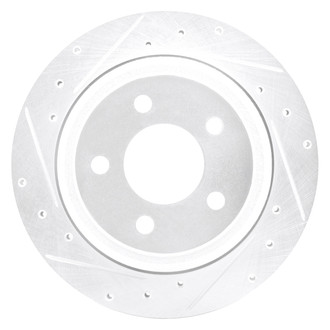 DFC® - Premium Drilled and Slotted Rear Driver Side Brake Rotor