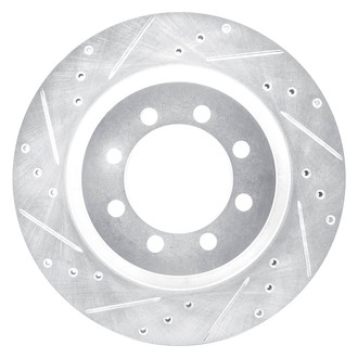DFC® - Premium Drilled and Slotted Front Driver Side Brake Rotor