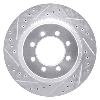 DFC® - Premium Drilled and Slotted Front Driver Side Brake Rotor