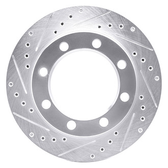 DFC® - Premium Drilled and Slotted Front Driver Side Brake Rotor
