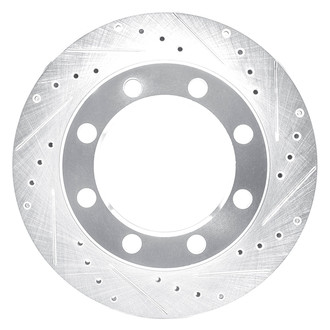 DFC® - Premium Drilled and Slotted Front Passenger Side Brake Rotor