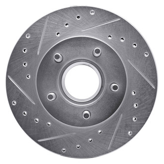 DFC® - Premium Drilled and Slotted Front Driver Side Brake Rotor