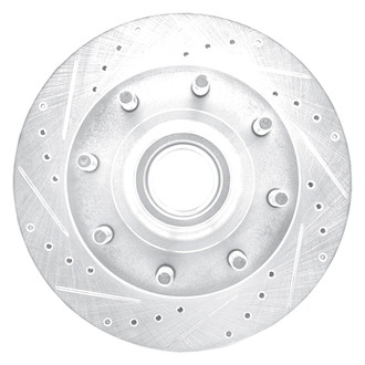 DFC® - Premium Drilled and Slotted Front Driver Side Brake Rotor