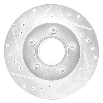 DFC® - Premium Drilled and Slotted Front Driver Side Brake Rotor