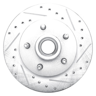 DFC® - Premium Drilled and Slotted Front Passenger Side Brake Rotor