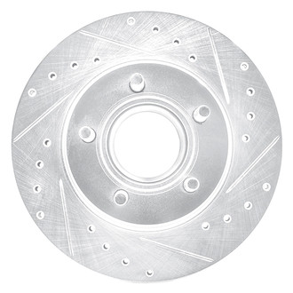 DFC® - Premium Drilled and Slotted Front Passenger Side Brake Rotor