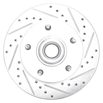 DFC® - Premium Drilled and Slotted Front Passenger Side Brake Rotor