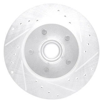 DFC® - Premium Drilled and Slotted Front Passenger Side Brake Rotor