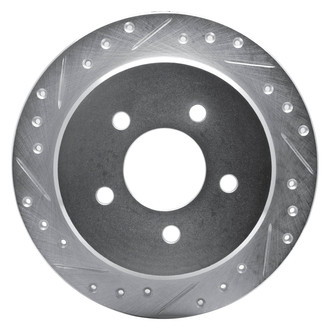 DFC® - Premium Drilled and Slotted Rear Driver Side Brake Rotor