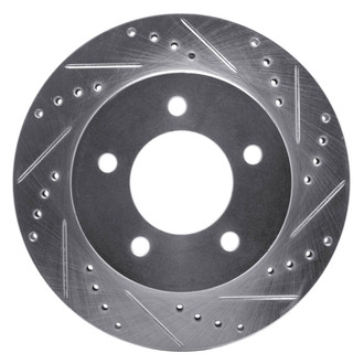 DFC® - Premium Drilled and Slotted Front Passenger Side Brake Rotor