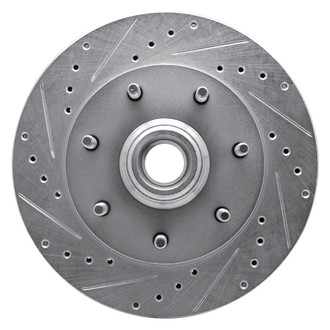 DFC® - Premium Drilled and Slotted Front Driver Side Brake Rotor