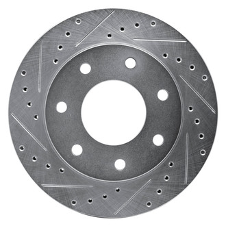 DFC® - Premium Drilled and Slotted Front Driver Side Brake Rotor