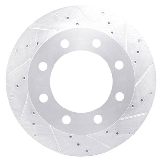 DFC® - Premium Drilled and Slotted Front Passenger Side Brake Rotor
