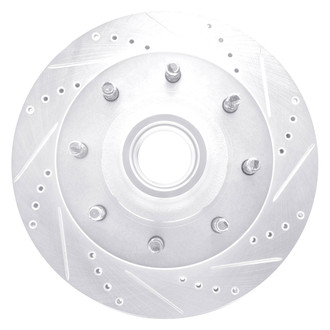 DFC® - Premium Drilled and Slotted Front Passenger Side Brake Rotor
