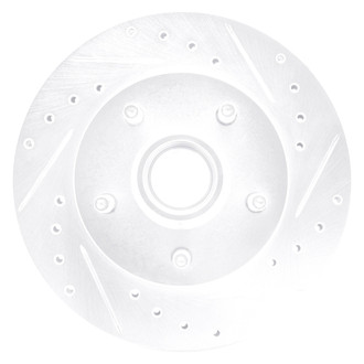 DFC® - Premium Drilled and Slotted Front Passenger Side Brake Rotor