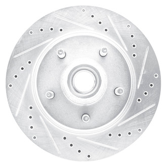 DFC® - Premium Drilled and Slotted Front Passenger Side Brake Rotor