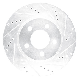 DFC® - Premium Drilled and Slotted Front Passenger Side Brake Rotor