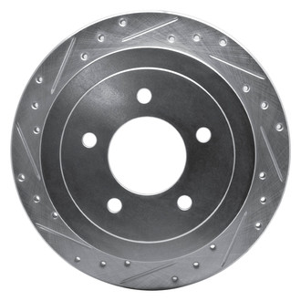 DFC® - Premium Drilled and Slotted Rear Driver Side Brake Rotor