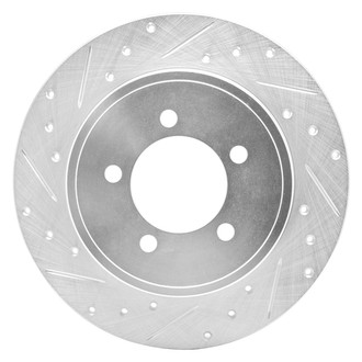 DFC® - Premium Drilled and Slotted Rear Driver Side Brake Rotor