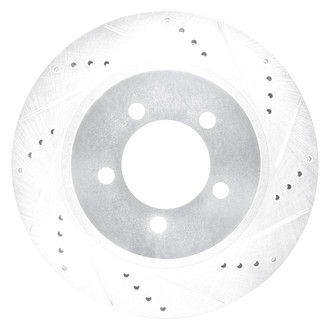DFC® - Premium Drilled and Slotted Front Passenger Side Brake Rotor