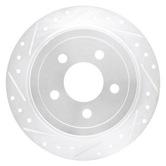 DFC® - Premium Drilled and Slotted Rear Driver Side Brake Rotor
