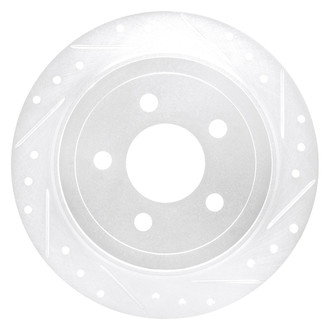 DFC® - Premium Drilled and Slotted Rear Passenger Side Brake Rotor