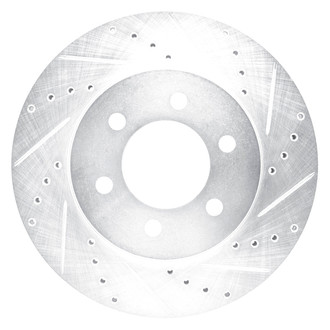 DFC® - Premium Drilled and Slotted Front Passenger Side Brake Rotor