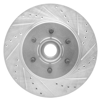 DFC® - Premium Drilled and Slotted Front Passenger Side Brake Rotor
