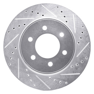 DFC® - Premium Drilled and Slotted Front Passenger Side Brake Rotor
