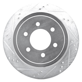 DFC® - Premium Drilled and Slotted Rear Driver Side Brake Rotor