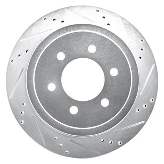 DFC® - Premium Drilled and Slotted Rear Passenger Side Brake Rotor