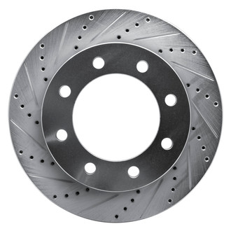 DFC® - Premium Drilled and Slotted Front Driver Side Brake Rotor