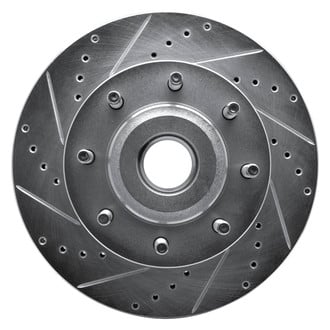 DFC® - Premium Drilled and Slotted Front Driver Side Brake Rotor