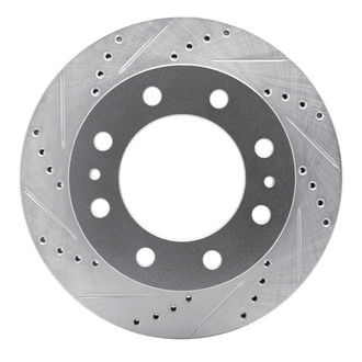 DFC® - Premium Drilled and Slotted Front Driver Side Brake Rotor