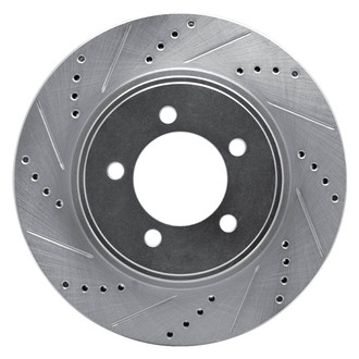 DFC® - Premium Drilled and Slotted Front Driver Side Brake Rotor