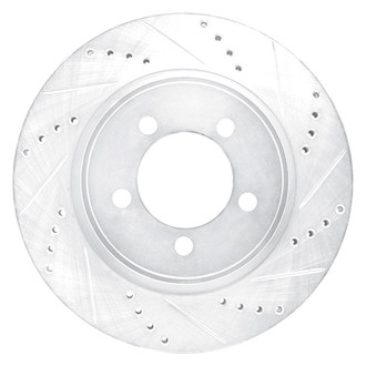 DFC® - Premium Drilled and Slotted Front Passenger Side Brake Rotor