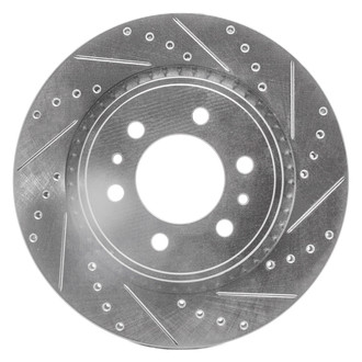 DFC® - Premium Drilled and Slotted Front Passenger Side Brake Rotor