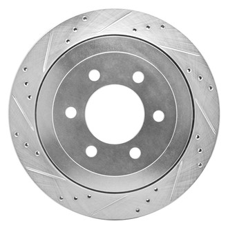 DFC® - Premium Drilled and Slotted Rear Driver Side Brake Rotor