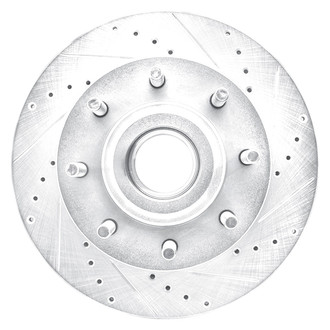 DFC® - Premium Drilled and Slotted Front Passenger Side Brake Rotor