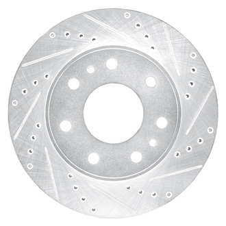 DFC® - Premium Drilled and Slotted Front Passenger Side Brake Rotor