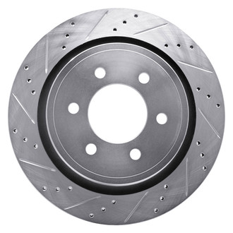 DFC® - Premium Drilled and Slotted Rear Driver Side Brake Rotor