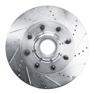 DFC® - Premium Drilled and Slotted Front Passenger Side Brake Rotor