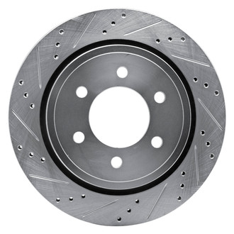 DFC® - Premium Drilled and Slotted Rear Driver Side Brake Rotor