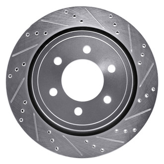 DFC® - Premium Drilled and Slotted Rear Passenger Side Brake Rotor