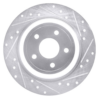 DFC® - Premium Drilled and Slotted Rear Passenger Side Brake Rotor