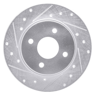 DFC® - Premium Drilled and Slotted Rear Driver Side Brake Rotor