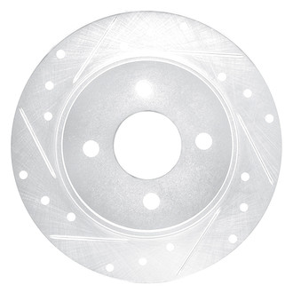 DFC® - Premium Drilled and Slotted Rear Driver Side Brake Rotor