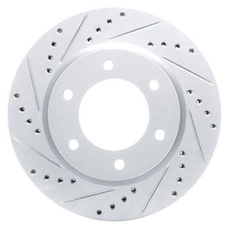 DFC® - Premium Drilled and Slotted Front Driver Side Brake Rotor